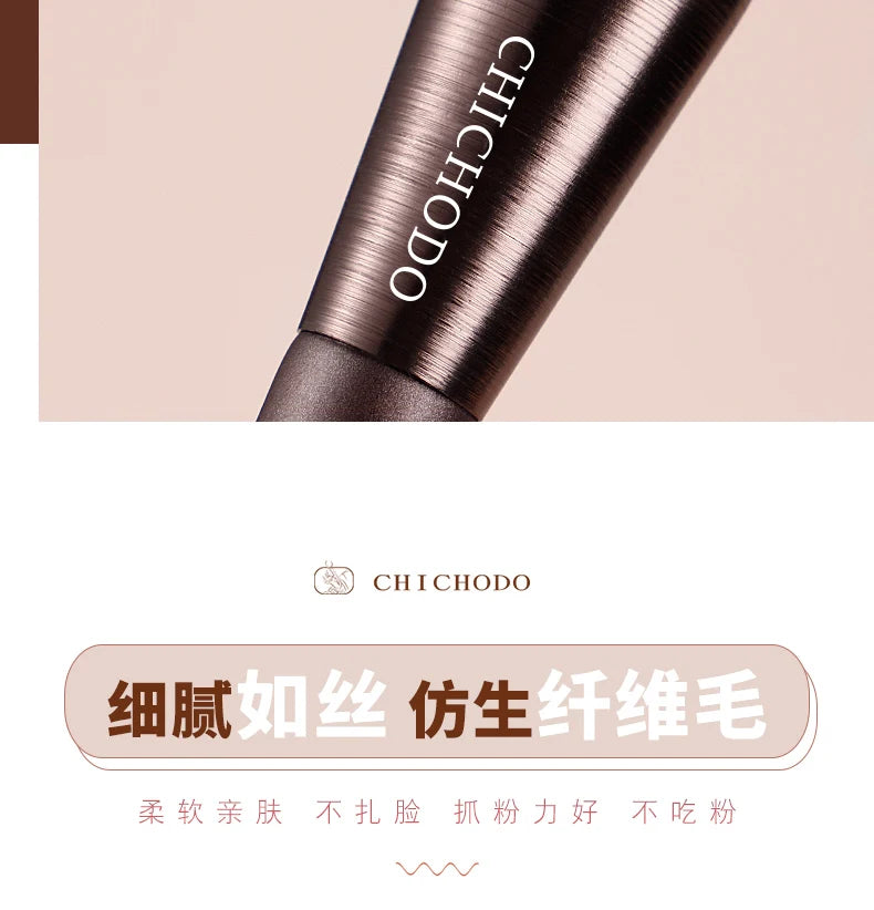 CHICHODO Mkeup Brush-Violet 9pcs Professional Make up Brushes Set-Powder Highlighter Eyebrow Eyeshadow Pens-Beginer Makeup Tools