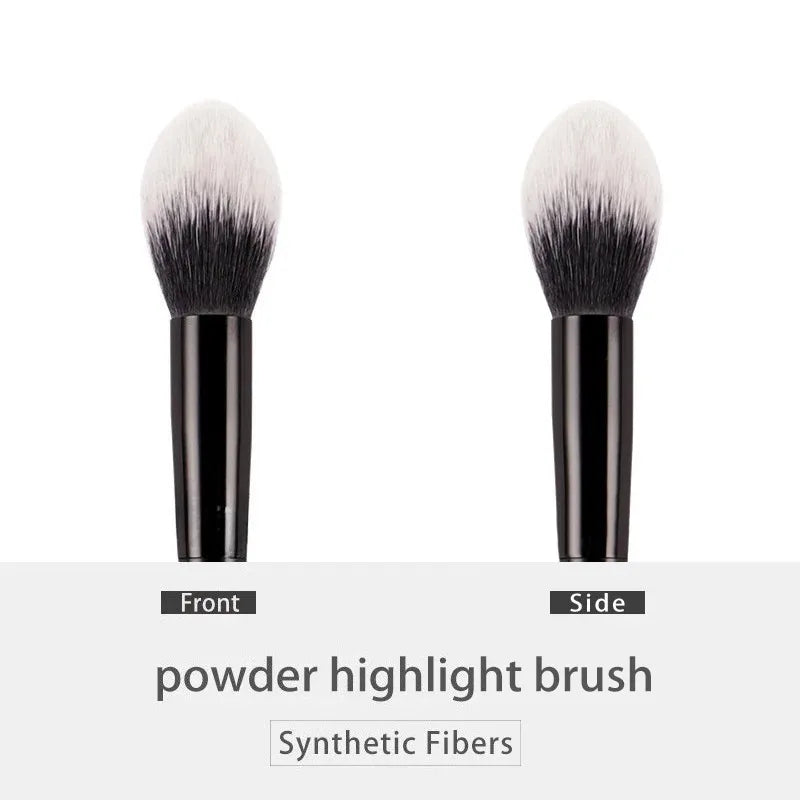 Makeup Brush 04 Highlight Brush Soft Fiber Hair Elegant Black Handle Brand Makeup Brushes for Woman
