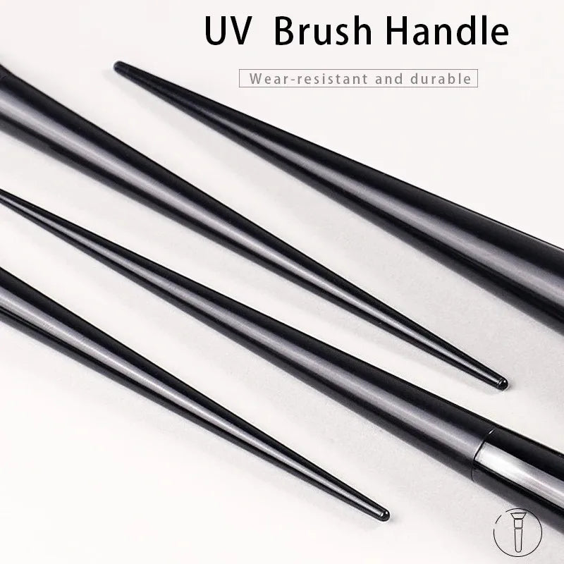 Makeup Brush 04 Highlight Brush Soft Fiber Hair Elegant Black Handle Brand Makeup Brushes for Woman