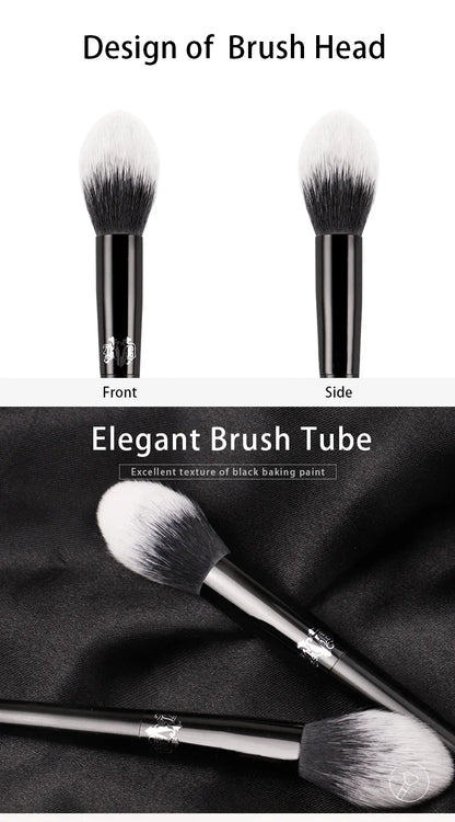 Makeup Brush 04 Highlight Brush Soft Fiber Hair Elegant Black Handle Brand Makeup Brushes for Woman