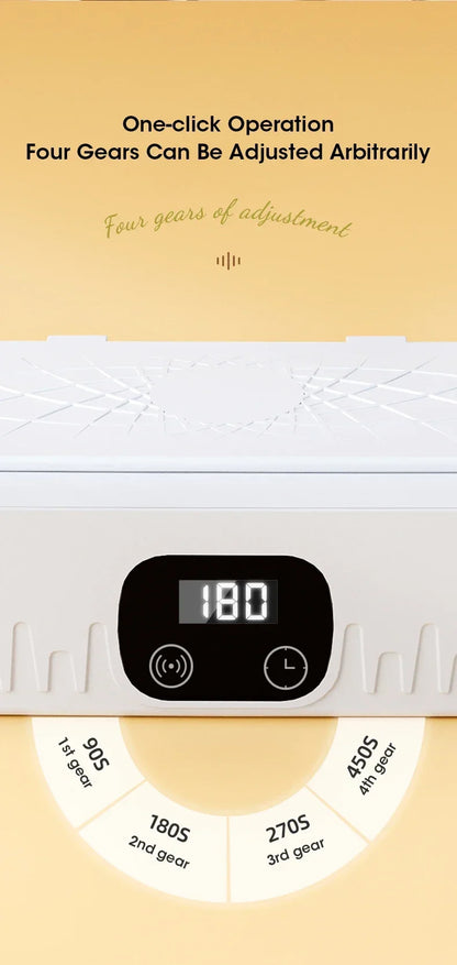Ultrasonic Cleaning Machine 400ml Ultrasonic Cleaning Tank Automatic Cleaning Makeup Brush Glasses Watches Jewelry Cleaning