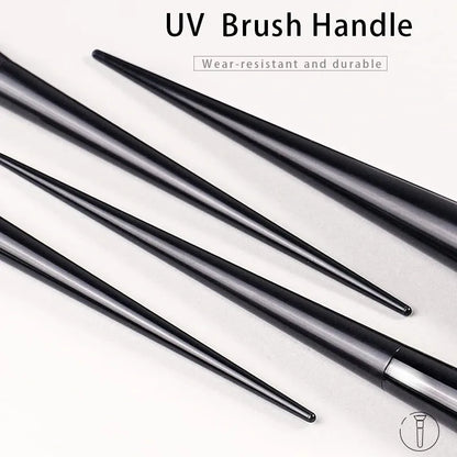 Makeup Brush 04 Highlight Brush Soft Fiber Hair Elegant Black Handle Brand Makeup Brushes for Woman